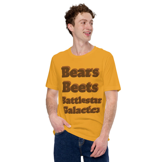T-shirts  with bears Beets Battlestar Galactica by OSB Lifestyle 