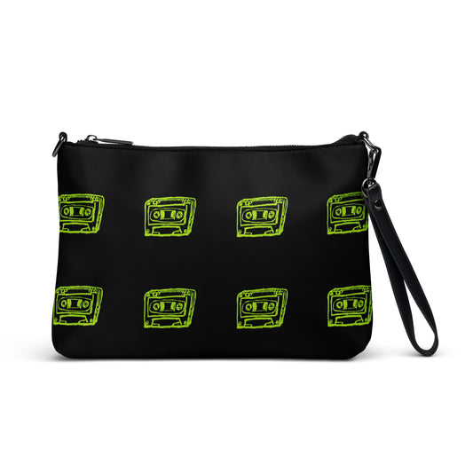 Crossbody bag  Black/monster green tape by OSB Lifestyle