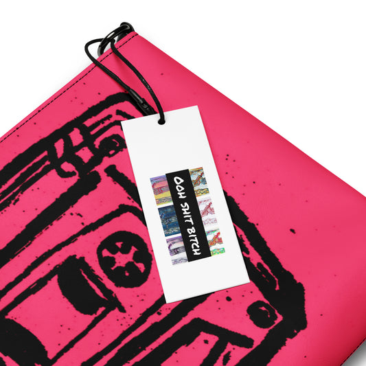Crossbody bag hot pink big tape by OSB Lifestyle