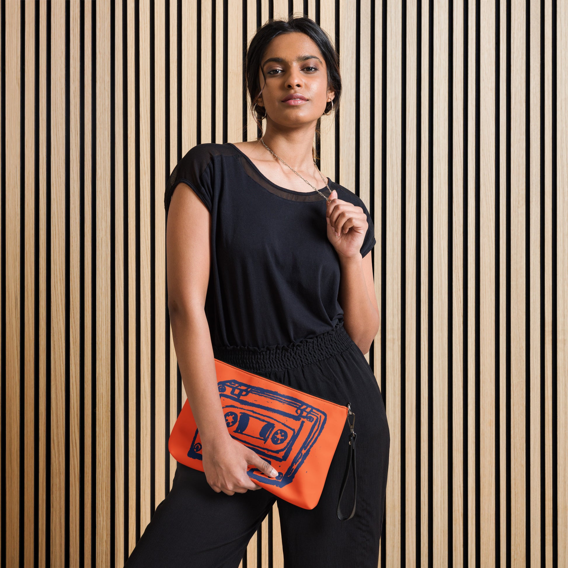 Crossbody bag orange/blue big tape by OSB Lifestyle
