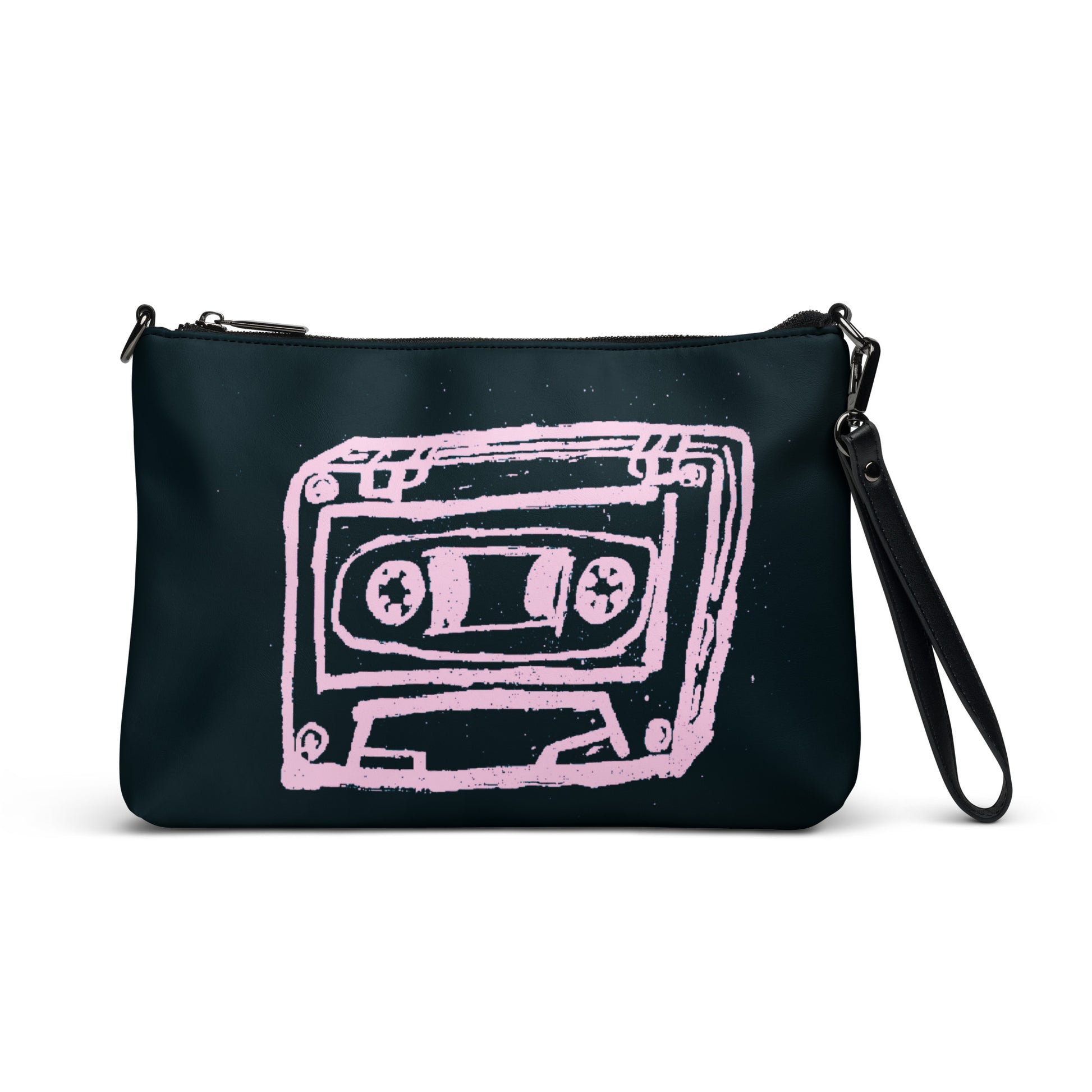 Crossbody bag pink/black 2 sides by OSB Lifestyle