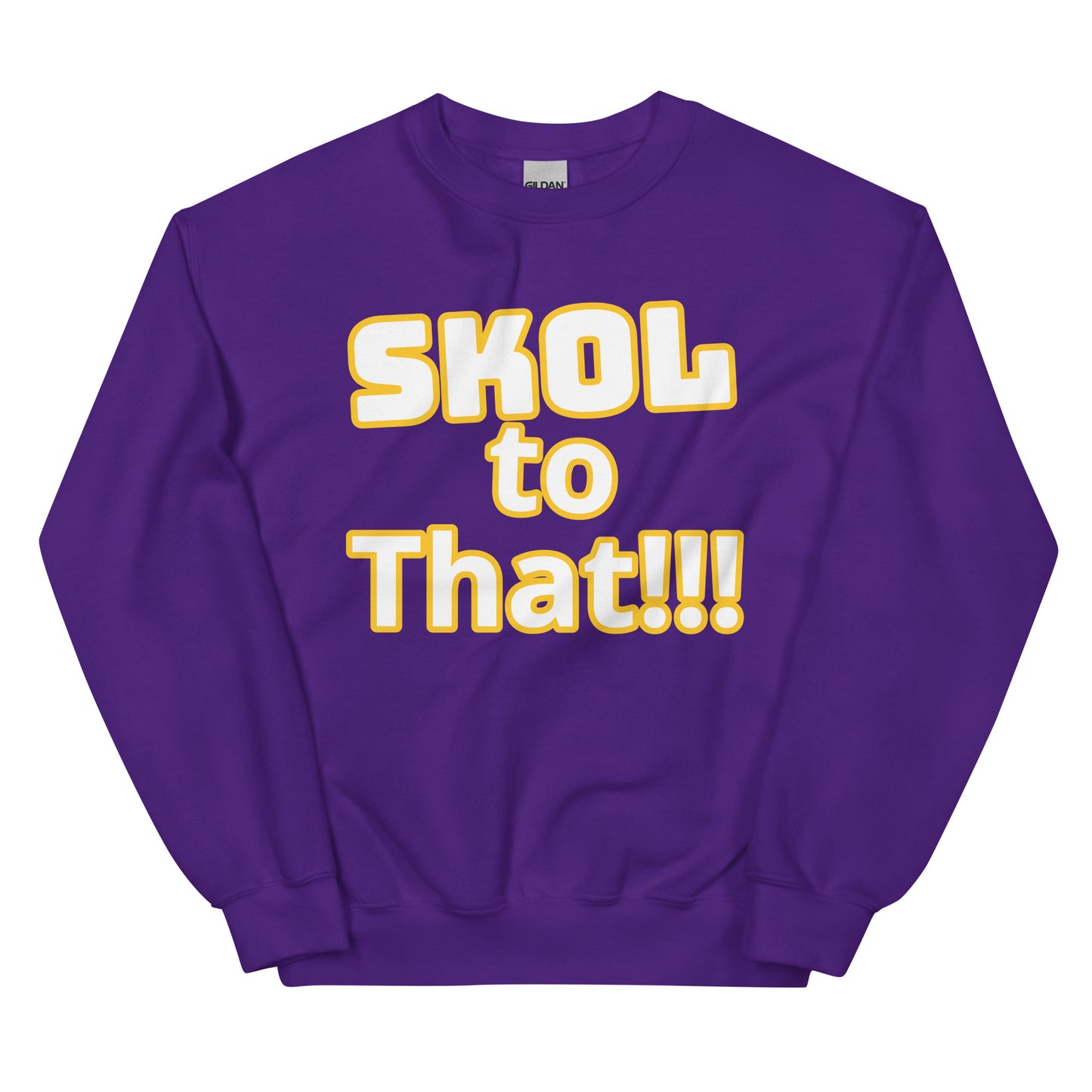 Purple sweater with skol to that!!! on it by OSB Lifestyle 