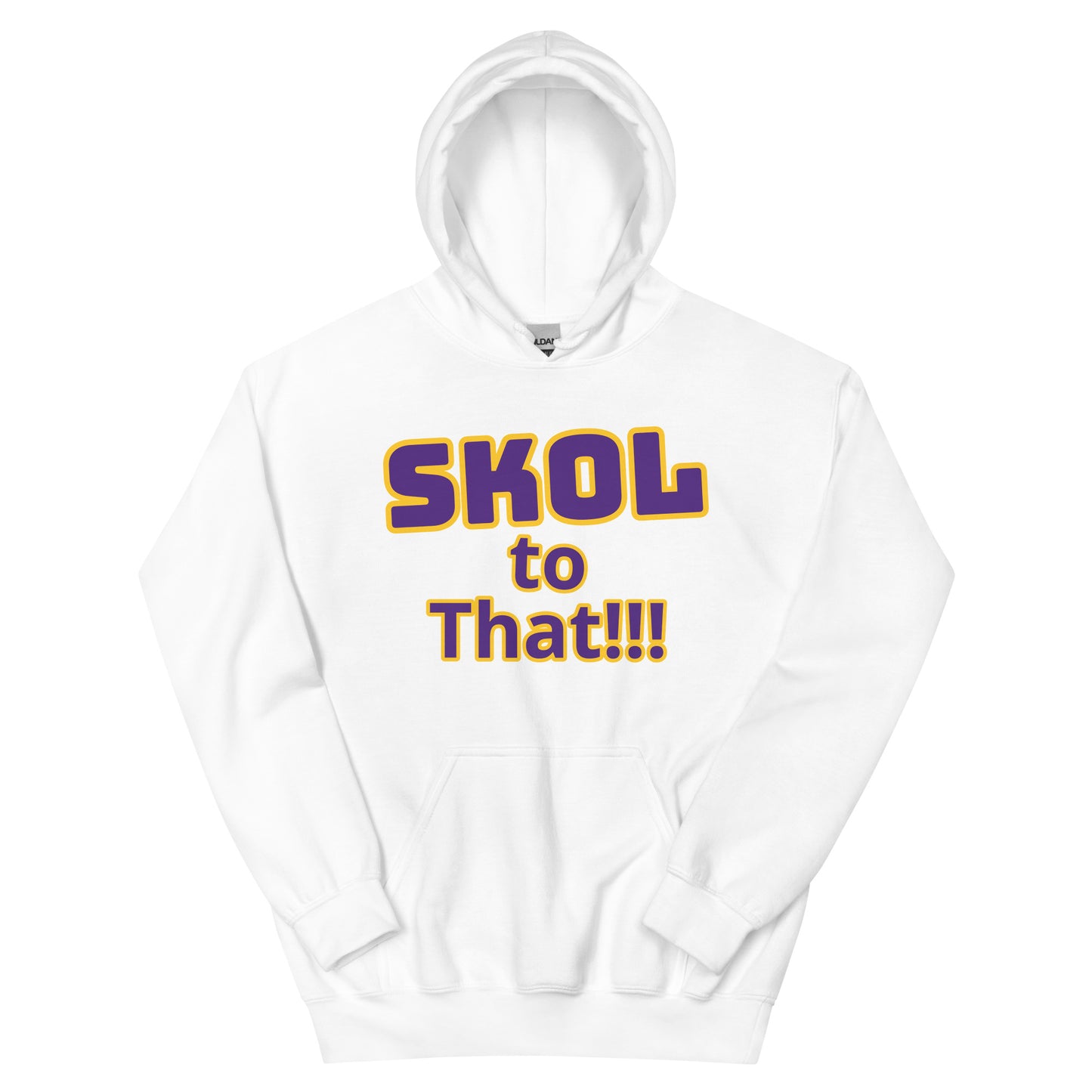 White hoodie with skol to that!!!  On it  by OSB Lifestyle 