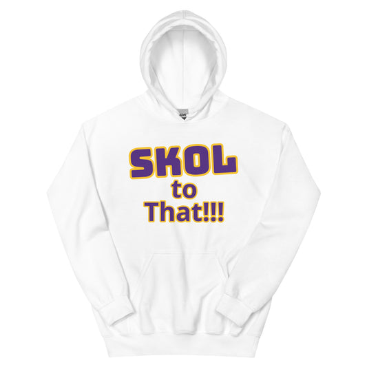White hoodie with skol to that!!!  On it  by OSB Lifestyle 