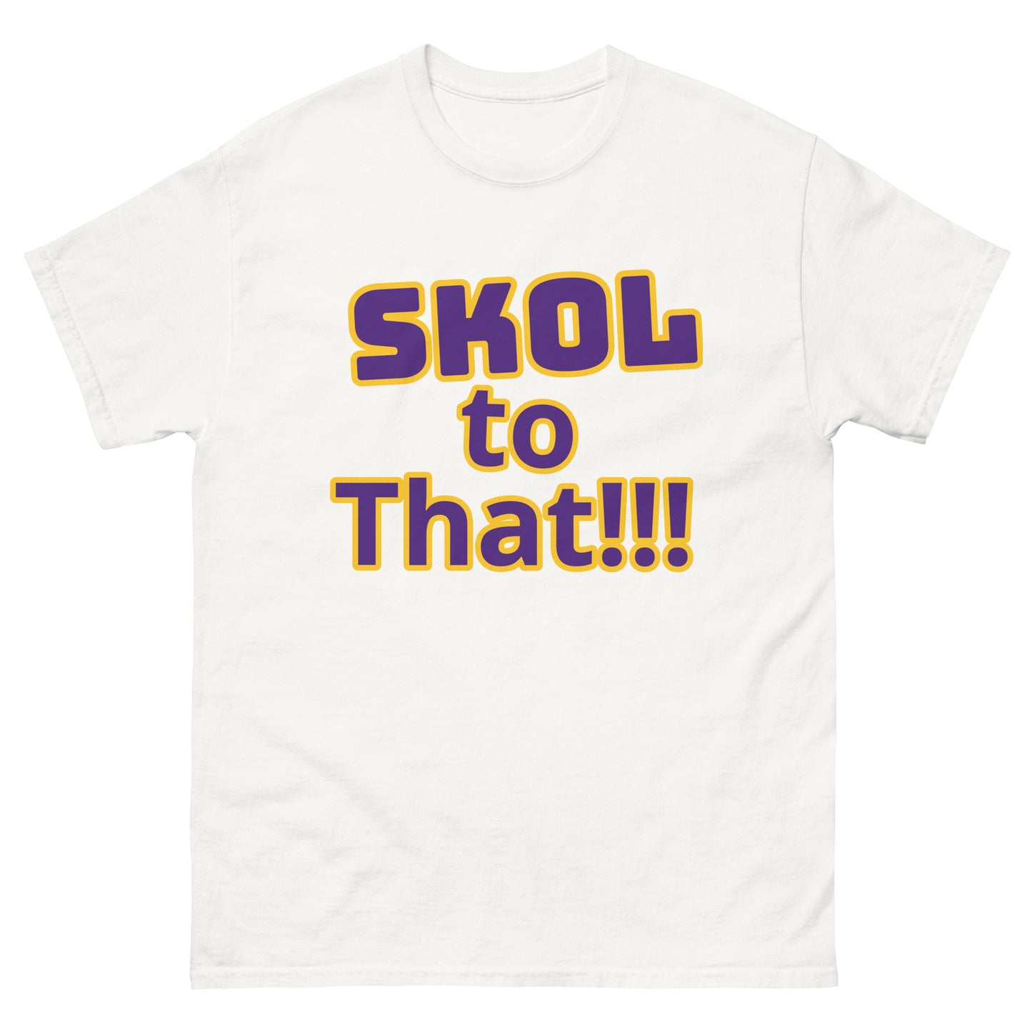 White t shirt  with skol to that !!! By OSB Lifestyle 