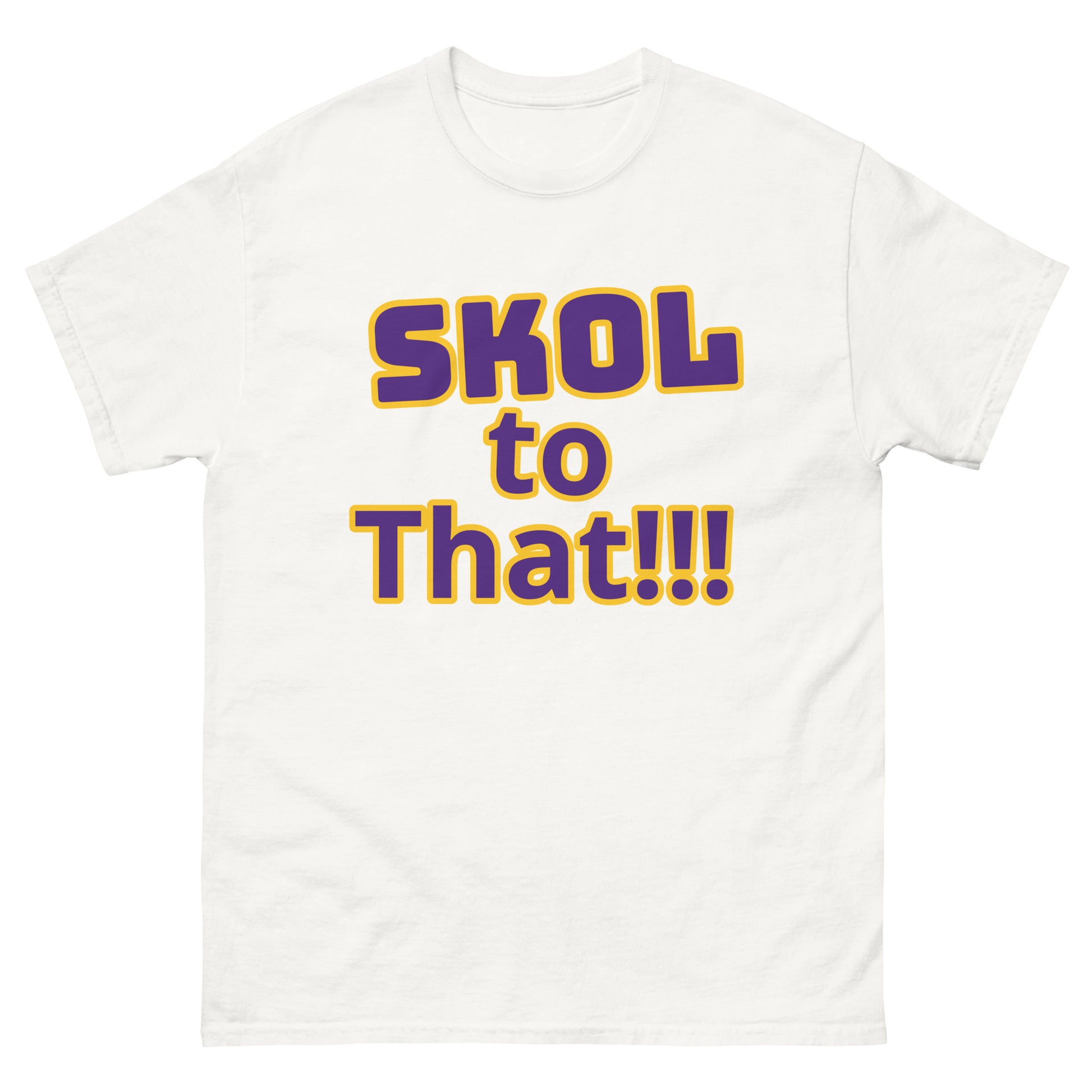 White t shirt  with skol to that !!! By OSB Lifestyle 