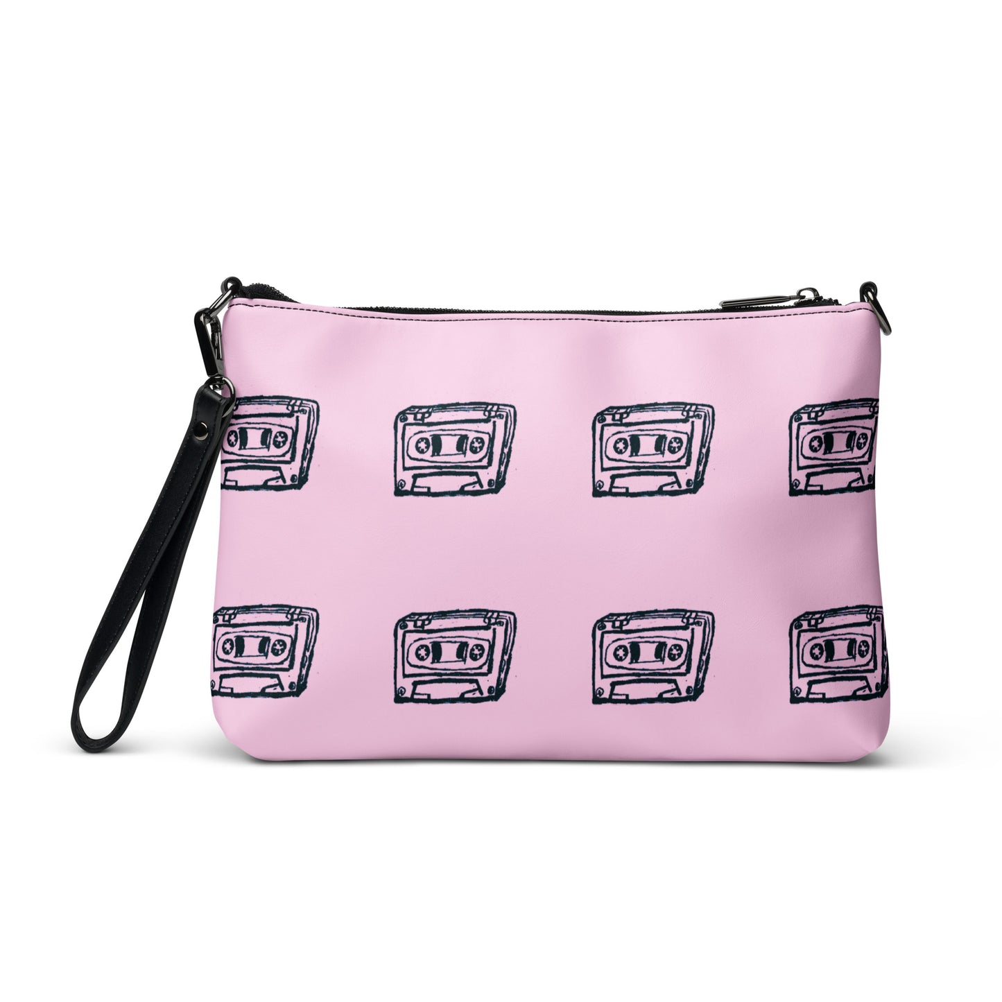 Crossbody bag pink/black 2 sides by OSB Lifestyle
