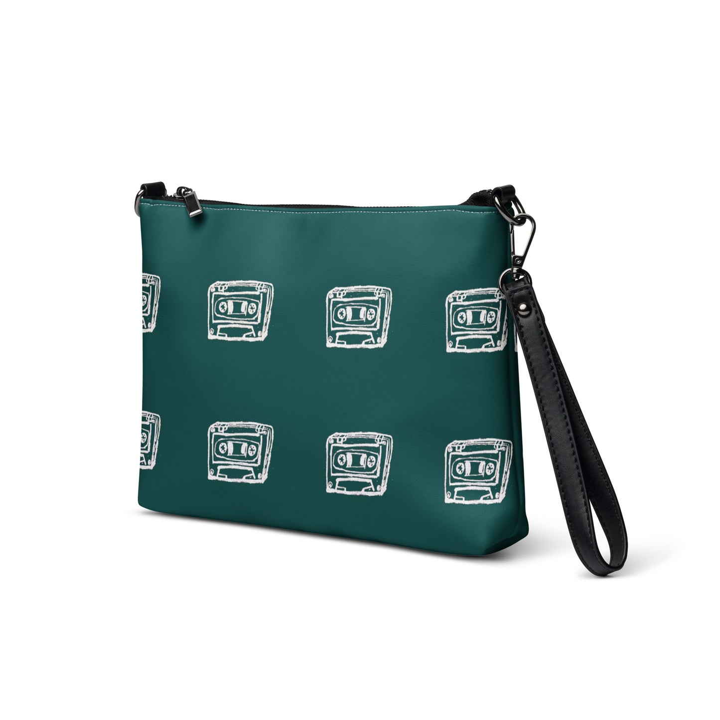 Crossbody bag Forest green/white by OSB  Lifestyle