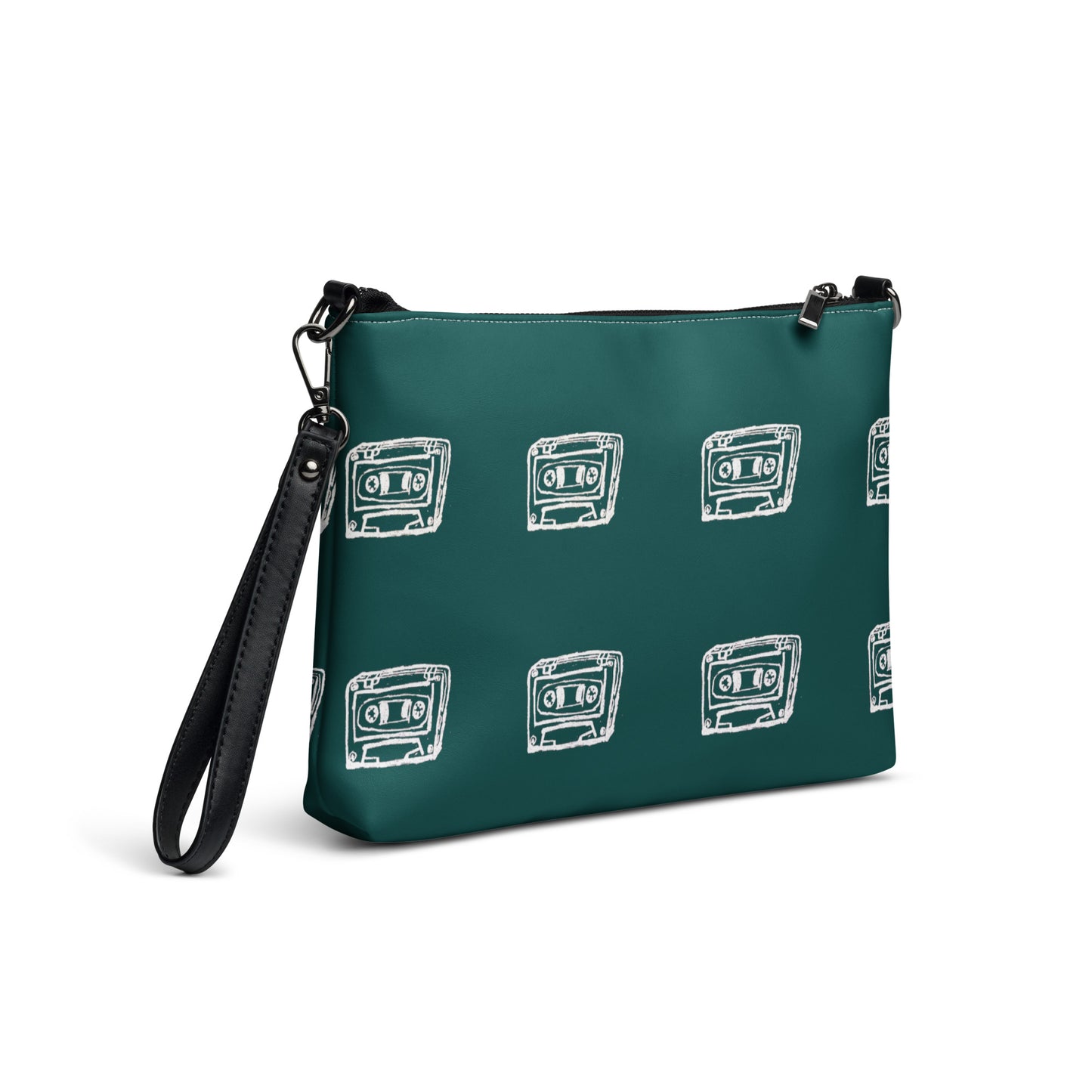 Crossbody bag Forest green/white by OSB  Lifestyle